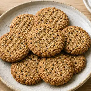 Biscuits au sésame et à l'avoine